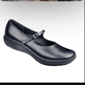 Shoes for Crews SFC Women’s Mary Janes Size 11 Black Leather Casual Shoes Work